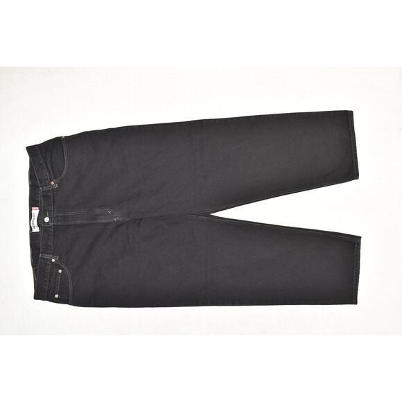 Levi's 550 Relaxed Fit Men's Black Denim Jeans Regular Size 42x30 100% Cotton - Picture 3 of 8